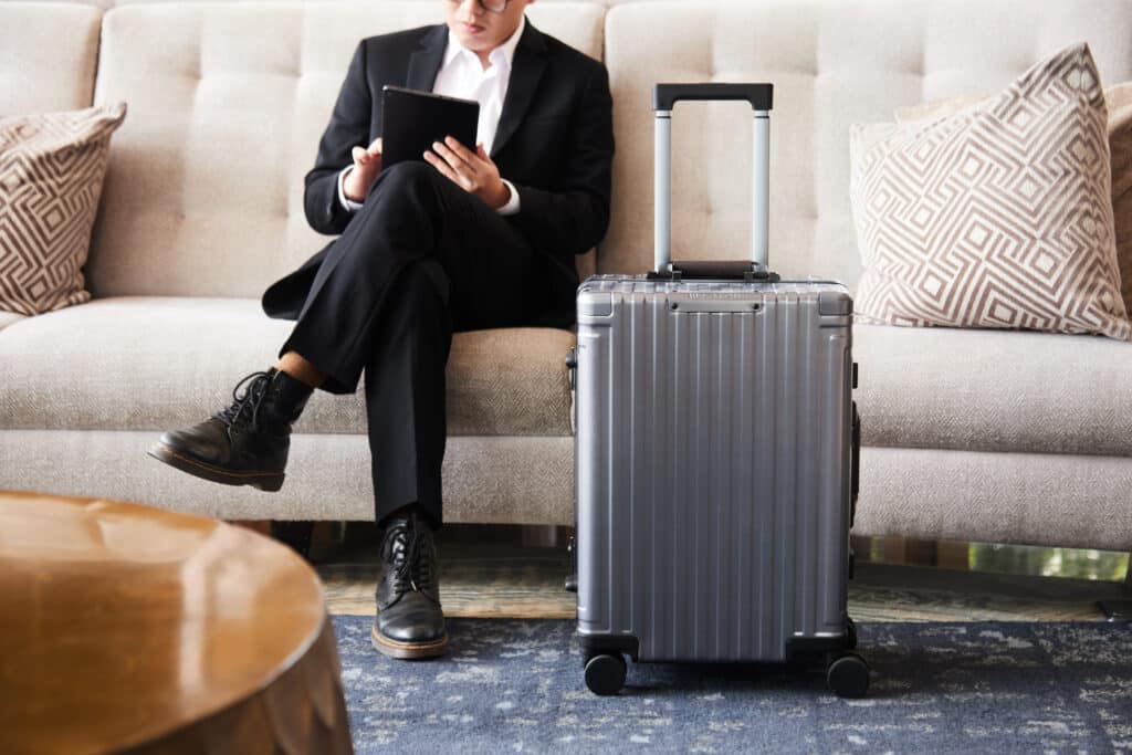 aluminum luggage