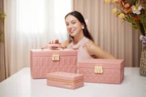 billstone amour rose gold jewelry box