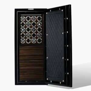 Billstone Reserve Safe Full Type B – 20 Watch Winders – Black Ebony
