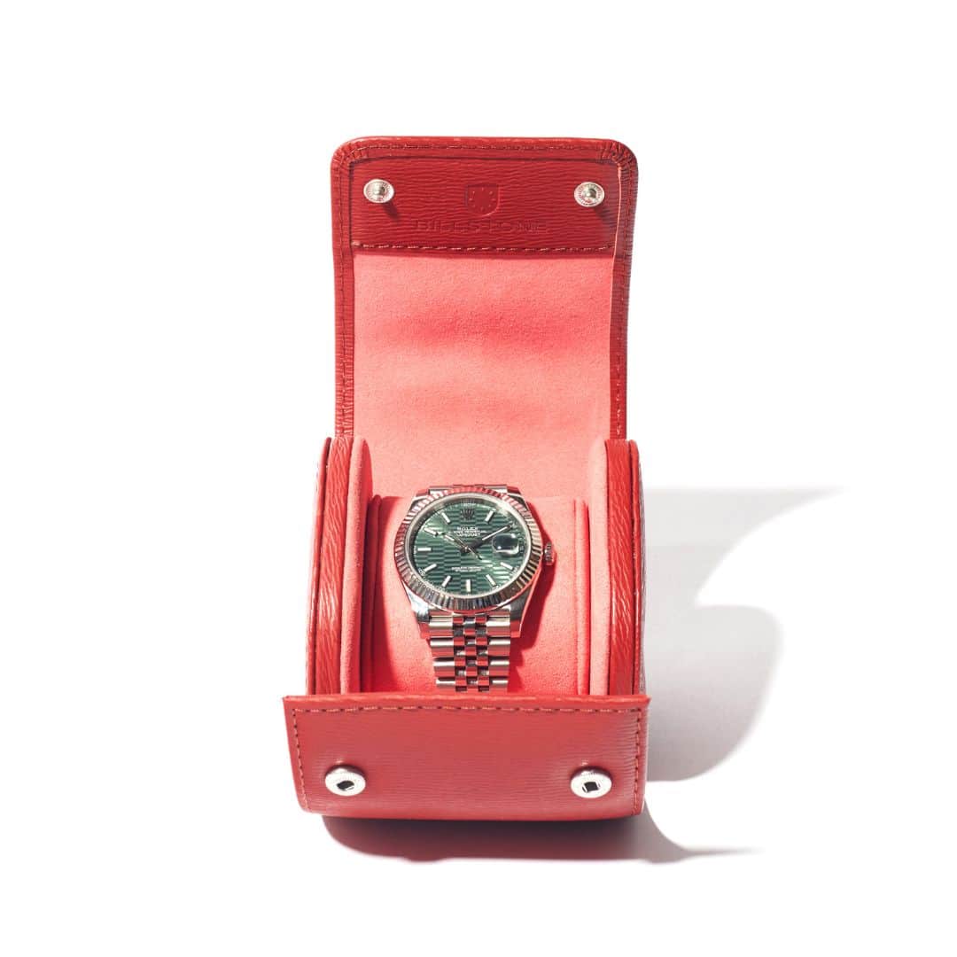 Voyager 1 Monaco Red Watch Roll Watch Travel Case Billstone voyager-1-monaco-red-watch-roll-watch-travel-case-billstone